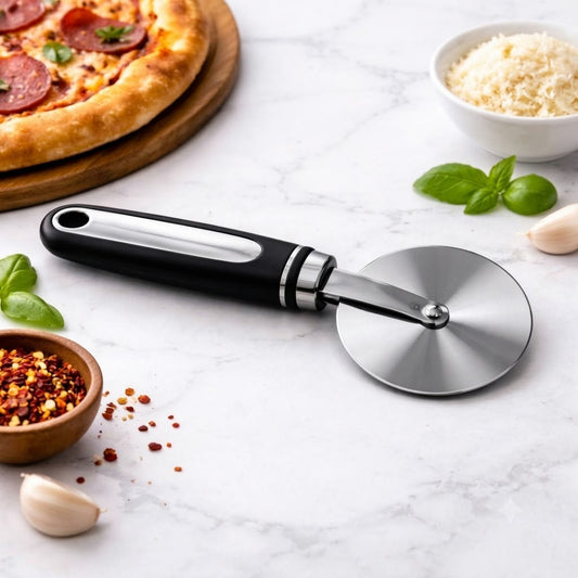 Stainless Steel Pizza Cutter Wheel – Sharp Cutting Blade