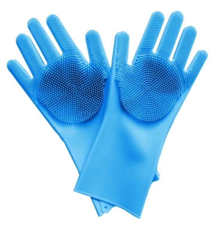 Silicone Kitchen Washing Gloves – Dishwashing & Cleaning Gloves